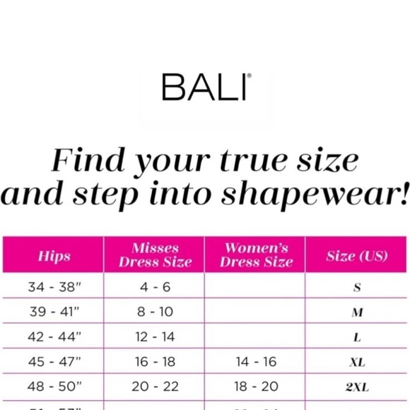 Bali Women’s Shapewear Firm Control Body Shaper Built-in Minimizer NWT  42DDD - Picture 5 of 11